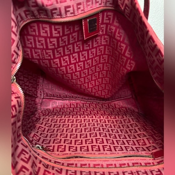 AUTHENTIC Fendi Zucchino Roll Tote - Picture 7 of 8